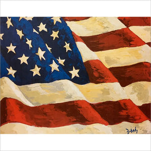 Old Glory - Print by Artist John Bukaty