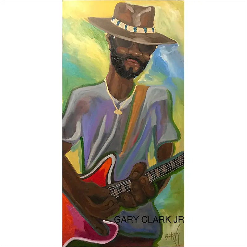 Gary Clark, Jr - Original Painting by Artist John Bukaty